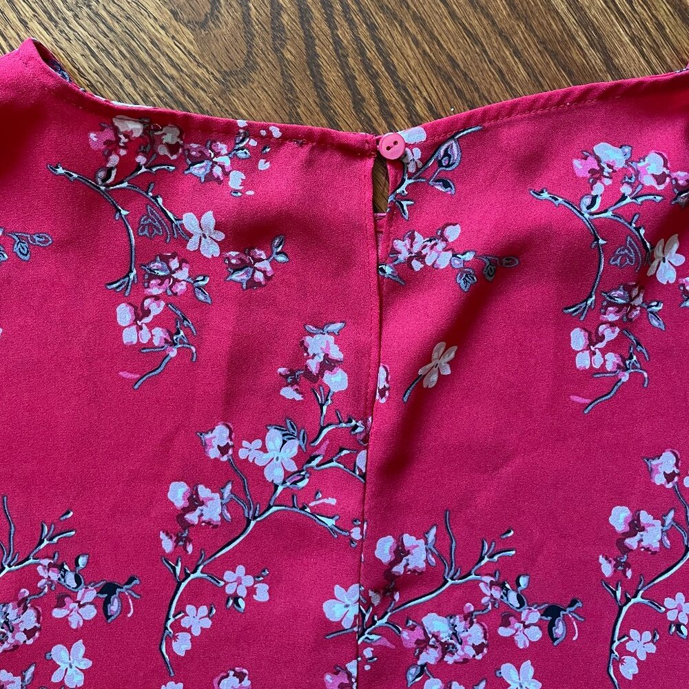 Primark Cherry Blossom Floral Blouse - Size 16 - Picture 4 of 5